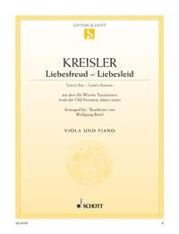 Liebesfreud - Liebesleid : aus den Alt-Wiener Tanzweisen
