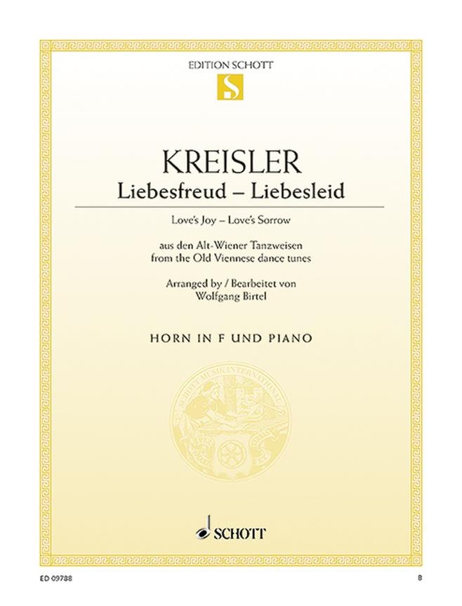 Liebesfreud - Liebesleid : aus den Alt-Wiener Tanzweisen