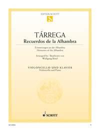 Recuerdos de la Alhambra : Erinnerungen an die Alhambra