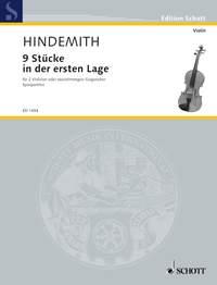 Schulwerk Op. 44 N. 1 (9 Pezzi 2Vn)