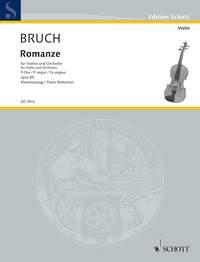Romanze F Major op. 85 : piano reduction with solo part
