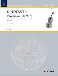 Kammermusik N 3 Cello-Concerto Op. 36 N. 2