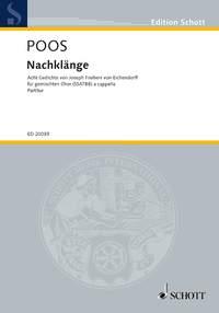 Nachklange : Eight Poems by Joseph von Eichendorff