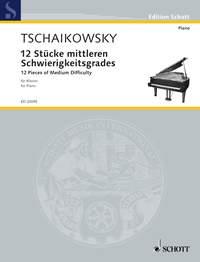 12 Pieces of medium difficulty op. 40 : Fingersatz und spielpraktische Einrichtung von Lev Vinocour