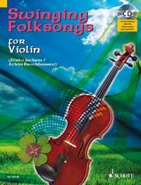 Swinging Folksongs for Violin : plus CD: Full performances and Play-Along-Tracks - Piano part to print