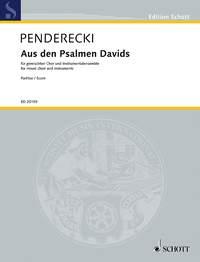 Aus den Psalmen Davids : for mixed choir and instruments