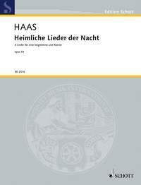 Heimliche Lieder der Nacht op. 54