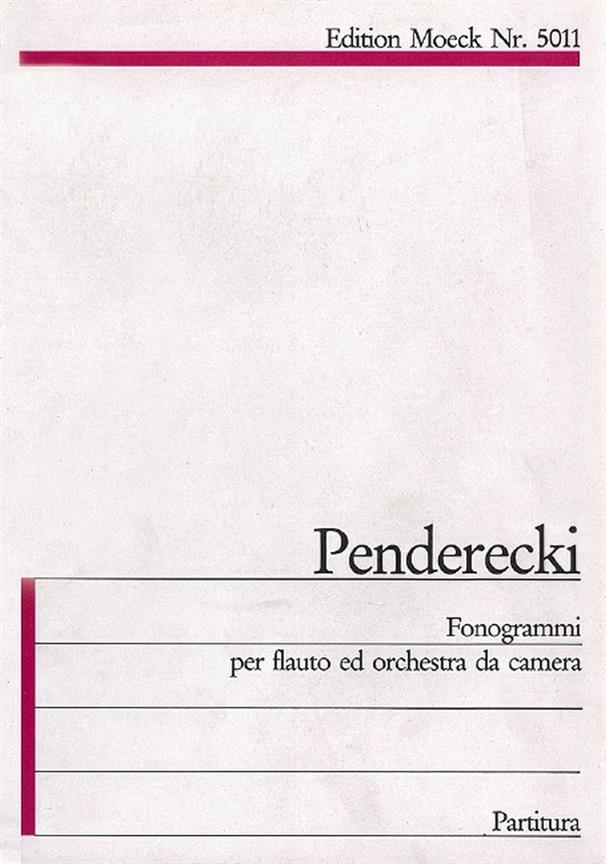 Fonogrammi : for flute and chamber orchestra