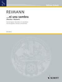 ...ni una sombra : Trio for Soprano, Clarinet in A and Piano