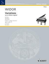 Variations sur un thème original op. 1 und 29