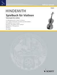 Tune book for violins : 41 Studies for 2 (or 1) violins based on 'The Doflein violin method'