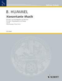 Konzertante Musik op. 86 : for vibraphone and marimba (1 player) and strings