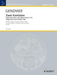 Two Cantatas GeWV 93 : Lobet den Herrn, alle Völker (Psalm 117) - Singet dem Herrn (Psalm 136)