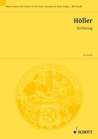 Herbsttag : for mezzo soprano and 8 instruments