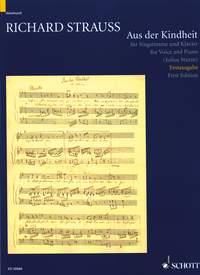 Aus der Kindheit : for Voice and Piano