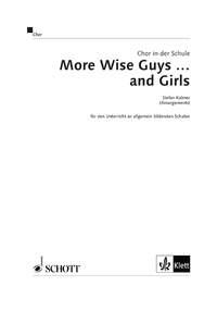 More Wise Guys ... and Girls : fur den Unterricht an allgemein bildenden Schulen