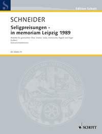Die Seligpreisungen - in memoriam Leipzig 1989 : Text aus dem Matthaus-Evangelium, 5, 3-12 in der ubersetzung von Martin Luther