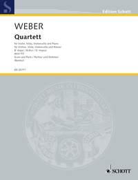 Grand Quatuor B flat major WeV P.5 : Edited from the Text of the Carl Maria von Weber Complete Edition