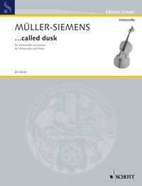 ...called dusk : for cello and piano