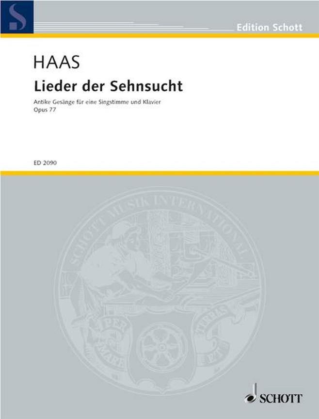Lieder der Sehnsucht op. 77 : Antike Gesange