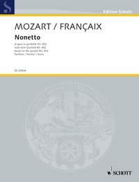 Nonetto : based on the quintet for four wind instruments and piano KV 452 by W. A. Mozart