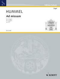Ad missam op. 97f : for 2 organs