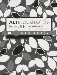 Altblockflotenschule : piano part
