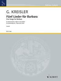 Five Songs for Barbara
