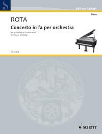 Concerto in fa per orchestra : Riduzione per pianoforte a quattro mani dell'autore