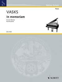 In memoriam : for two pianos