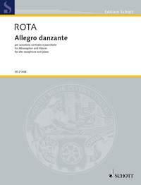 Allegro danzante : for saxophone and piano