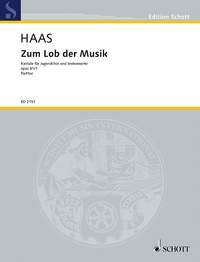 Zum Lob der Musik op. 81/1 : Was mag doch diese Welt. Cantata