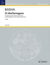 El-Metfarnageen : for Marimba, Violin, Viola, Cello and Piano
