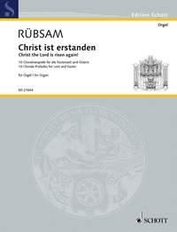 Christ ist erstanden : 10 Choralbearbeitungen für die Fastenzeit und Ostern