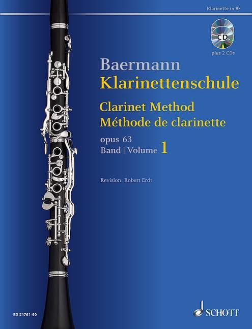 Clarinet Method op. 63 Vol.1: No. 1-33 : Edition with 2 CDs