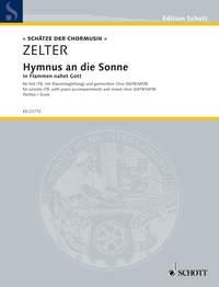 Hymnus an die Sonne : In Flammen nahet Gott