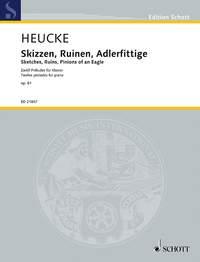 Scetches, Ruins, Pinions of an Eagle op. 61 : Twelve preludes for piano