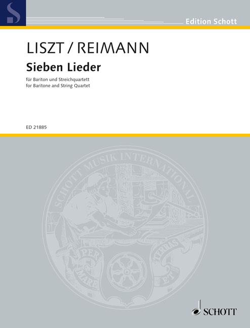 Seven Songs : Compiled and transcribed for baritone and string quartet by Aribert Reimann (2013)