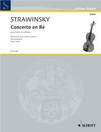 Concerto en ré - Concerto in D : for violin and orchestra