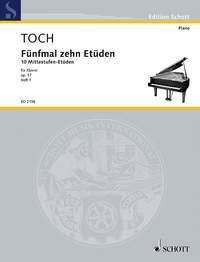 Five Times Ten Etudes op. 57 Band 1 : Ten medium-range Etudes