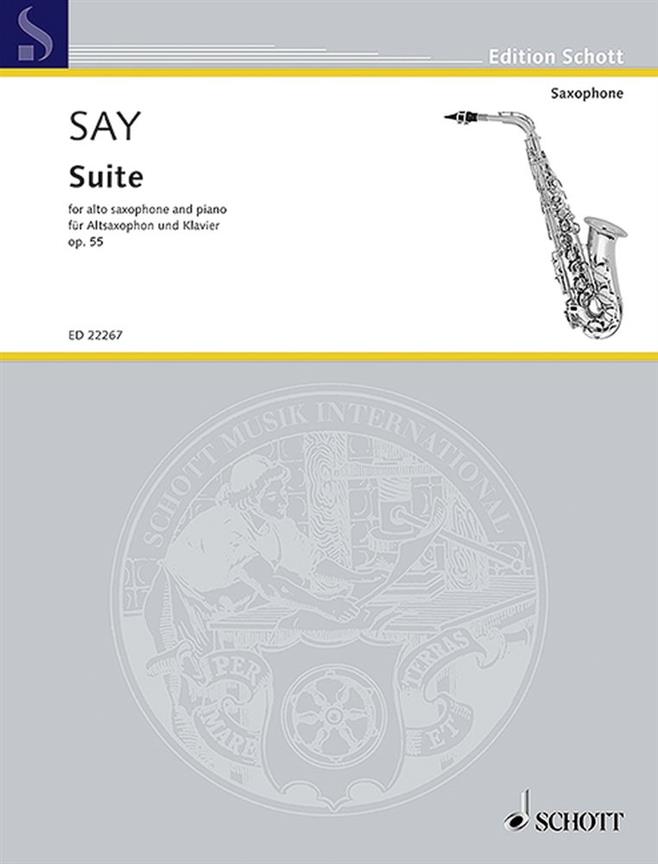 Suite Op. 55 : For Alto Saxophone and Piano