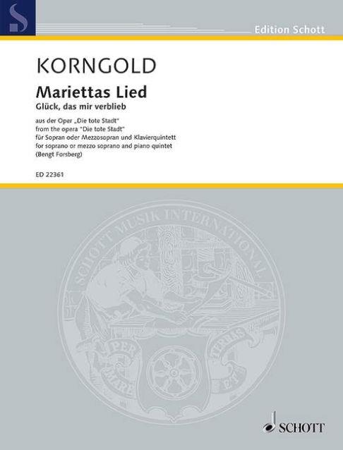 Mariettas Lied op. 12 : Glück, das mir verblieb