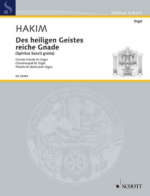 Des heiligen Geistes reiche Gnade : (Spiritus Sancti gratia)