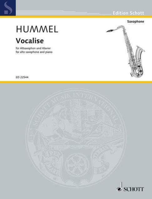 Vocalise : für Altsaxophon und Klavier