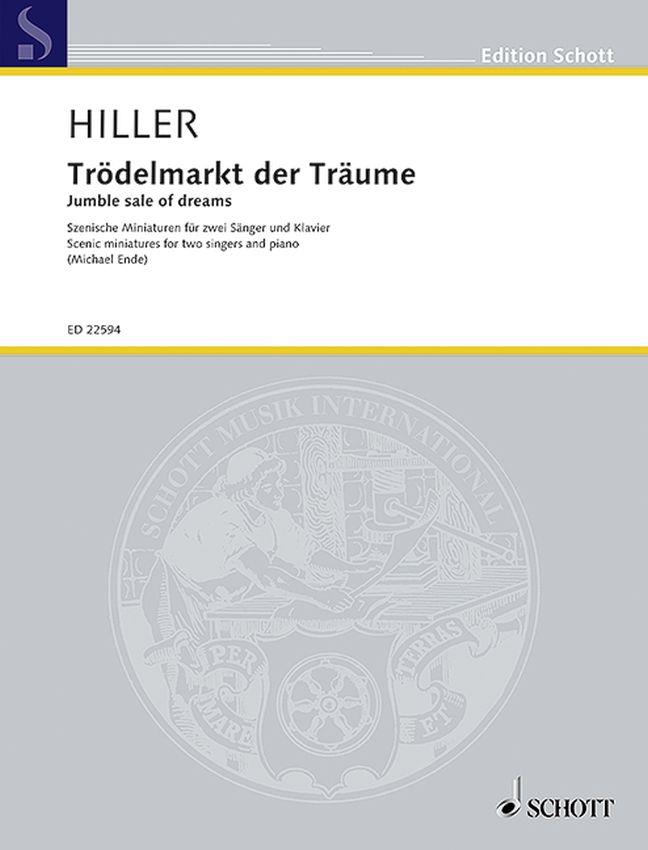 Trödelmarkt der Träume : Szenische Miniaturen. Revidierte Fassung für zwei Sänger und Klavier