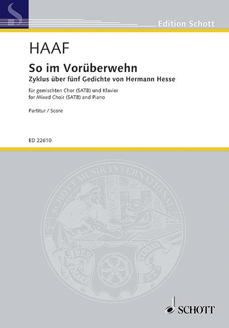So im Vorüberwehn : Zyklus über fünf Gedichte von Hermann Hesse