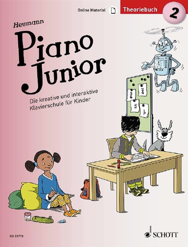 Piano Junior: Theoriebuch 2 Band 2 : Die Kreative und Interaktive Klavierschule Für Kinder