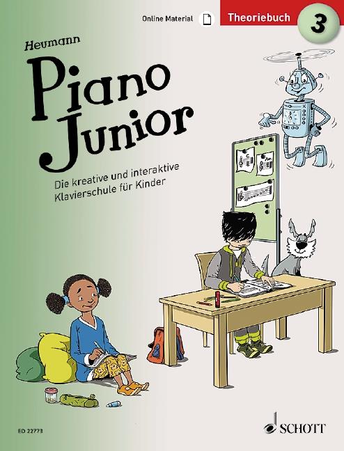 Piano Junior: Theoriebuch 3 Band 3 : Die Kreative und Interaktive Klavierschule Für Kinder