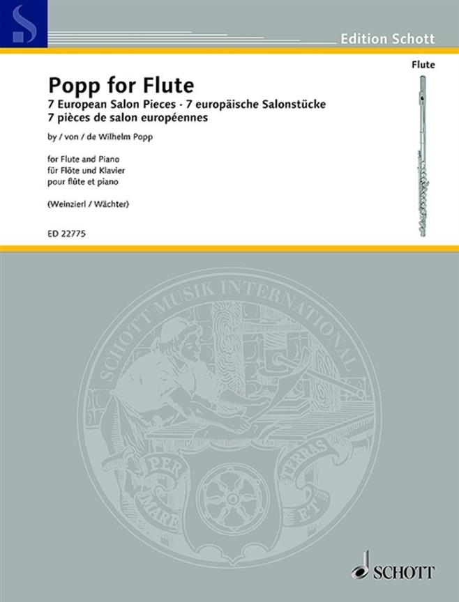 Popp for Flute : 7 European Salon Pieces