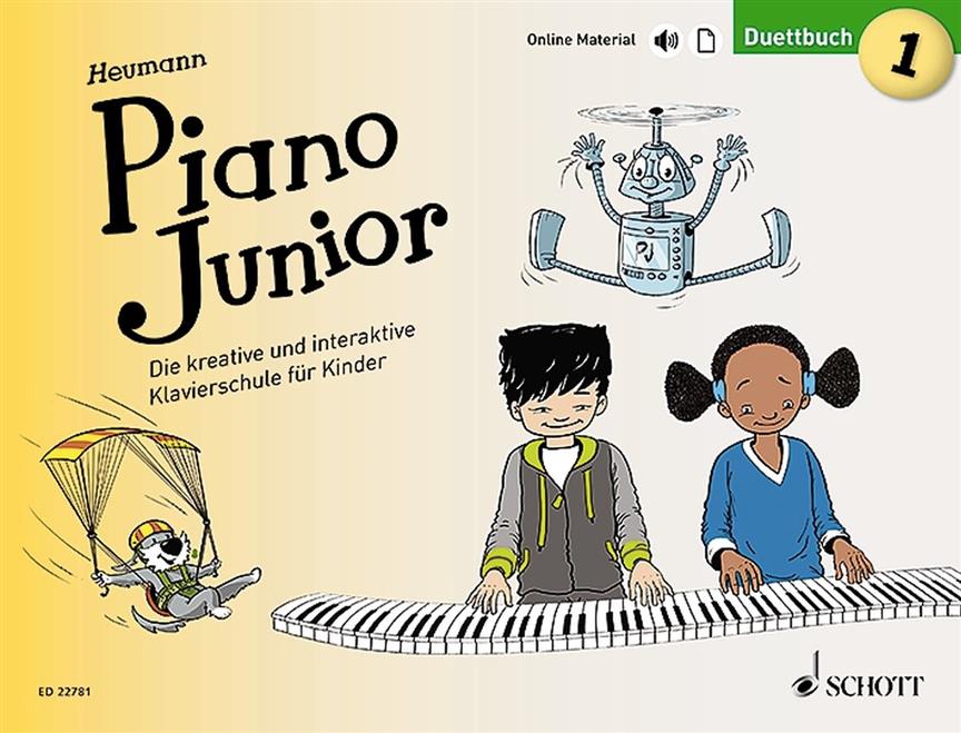 Piano Junior: Duettbuch 1 Band 1 : Die kreative und interaktive Klavierschule für Kinder